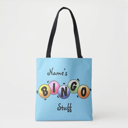 Personalisiert "Bingo Stuff" Tasche (Vorderseite)