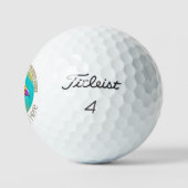 Personalisiert Birdie-Titleist Pro V1 Golfballs Golfball (Logo)