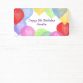 Personalisiert Birthday Balloon Party Banner (InSitu)