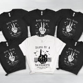 Personalisiert bis zum Tod Bachelorette Brautparty Tri-Blend Shirt