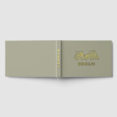 Personalisiert Bismillah Luxury Gold Foil Notebook Gästebuch (Voll)