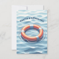 Personalisiert bist du ein Lifesaver Gratitude Pun