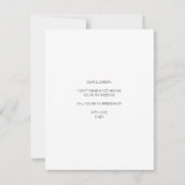 Personalisiert bist du meine Bridesmaid-Fotokarte Dankeskarte (Rückseite)