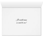 Personalisiert bist du meine Bridesmaid-Karte (Innenansicht Horizontal (Unten))