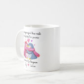 Personalisiert bist du meine Pinguin-Tasse für ein Kaffeetasse (Vorderseite Links)