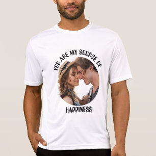 Personalisiert bist du meine Quelle des Glücks Fot T-Shirt