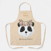 Personalisiert bist du Pandastic Pun Ladys' Schürze (Vorderseite)