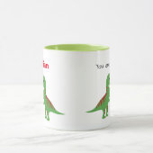 Personalisiert bist du total unverschämt tasse (Zentrum)