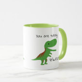 Personalisiert bist du total unverschämt tasse (VorderseiteRechts)