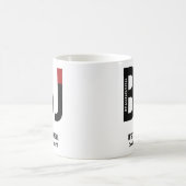 Personalisiert BJJ Jiu Jitsu Black Belt Edition Kaffeetasse (Mittel)