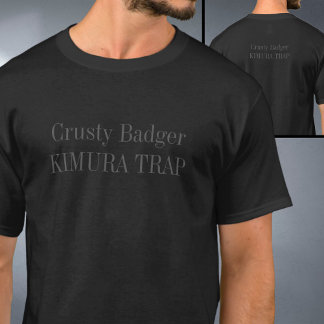 Personalisiert BJJ Jiu Jitsu Kimura Trap Black T-Shirt