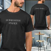 Personalisiert BJJ Jiu Jitsu Submission Sniper Bla T-Shirt