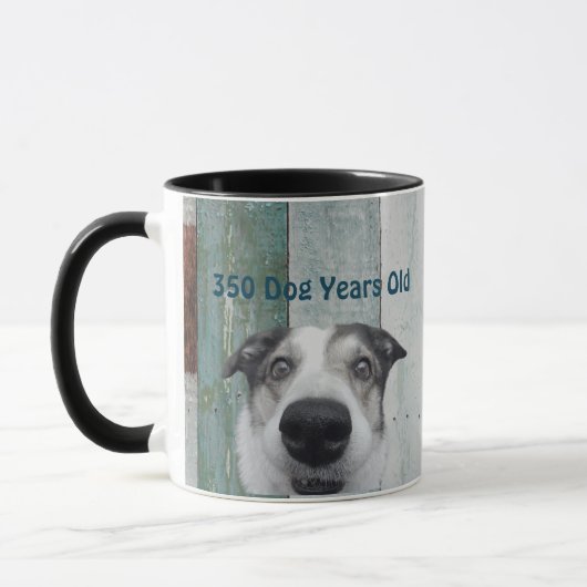 Personalisiert Black 50. Geburtstag Custom Tasse (Links)