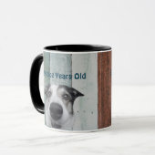 Personalisiert Black 50. Geburtstag Custom Tasse (Vorderseite Links)
