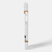 Personalisiert Black and White Basketball Jersey Case-Mate iPhone Hülle (Rückseite / Links)