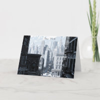 Personalisiert Black and White New York NYC-Karte