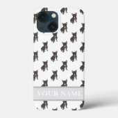 Personalisiert Black Brindle Frenchie Dog Case-Mate iPhone Hülle (Rückseite)