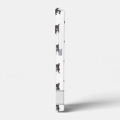 Personalisiert Black Brindle Frenchie Dog Case-Mate iPhone Hülle (Rückseite / Links)