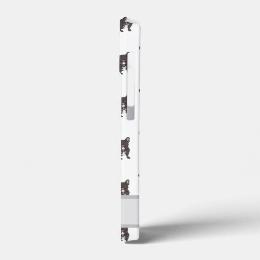 Personalisiert Black Brindle Frenchie Dog Case-Mate iPhone Hülle (Rückseite / Links)