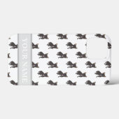 Personalisiert Black Brindle Frenchie Dog Case-Mate iPhone Hülle (Rückseite (Horizontal))
