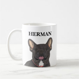 Personalisiert Black Brindle Frenchie French Bulld Kaffeetasse
