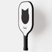 Personalisiert Black Cat Pickleball Pickleball Schläger (Links)