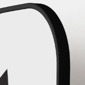 Personalisiert Black Cat Pickleball Pickleball Schläger (Linke Seite)