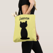 Personalisiert Black Cat Silhouette Tasche (Von Nahem)