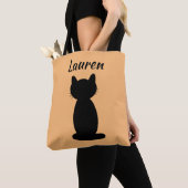 Personalisiert Black Cat Silhouette Tasche (Von Nahem)