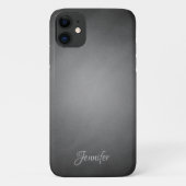 Personalisiert Black Chalkboard Vignette Case-Mate iPhone Hülle (Rückseite)