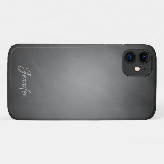 Personalisiert Black Chalkboard Vignette Case-Mate iPhone Hülle (Rückseite (Horizontal))