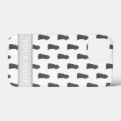 Personalisiert Black Cocker Spaniel Hund Case-Mate iPhone Hülle (Rückseite (Horizontal))