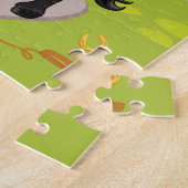 Personalisiert Black Cowboy Jigsaw Puzzle (Seite)