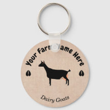 Personalisiert Black Dairy Goat