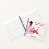 Personalisiert Black Girl Notebook, Custom Journal Notizblock (Innenseite)