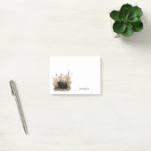Personalisiert Black Kitten Post-it®-Notizen Post-it Klebezettel (Büro)