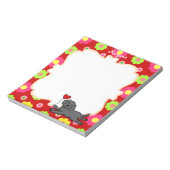 Personalisiert Black Labrador Puppy Notizblock (Rotiert)