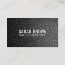 Personalisiert "Black Leather" (amerikanisch)