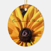 Personalisiert Black Mit Augen Susan Weihnachts-Or Keramikornament (Links)