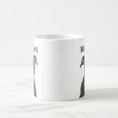 Personalisiert Black Pitbull Staffy Dog Kaffeetasse (Mittel)