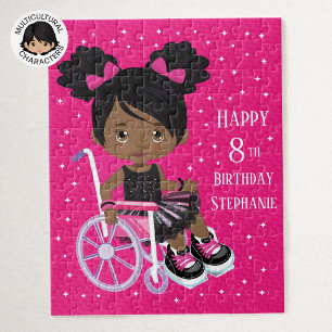 Personalisiert Black Rocking Ballerina Puzzle