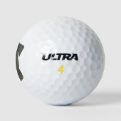 Personalisiert Black Schnauzer Golfball (Logo)