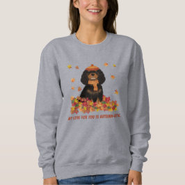 Personalisiert Black & Tan Cavalier Spaniel    Sweatshirt