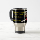 Personalisiert Black Tennis Foto Tumbler Reisebecher (Vorderseite Links)