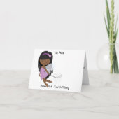 Personalisiert Black Tooth Fairy Karte (Vorderseite)