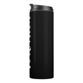 Personalisiert Black Tumbler Thermosbecher (Nach rechts gedreht)