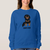 Personalisiert Black und Tan Cavalier Spaniel  Sweatshirt (Vorderseite)