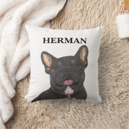 Personalisiert Black und Tan Frenchie French Bulld Kissen