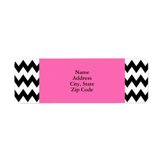 Personalisiert Black und White Zigzag (Vorne)