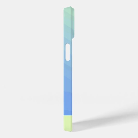 Personalisiert Blau-Gelb Ombre Gradient Case-Mate iPhone Hülle (Rückseite / Rechts)